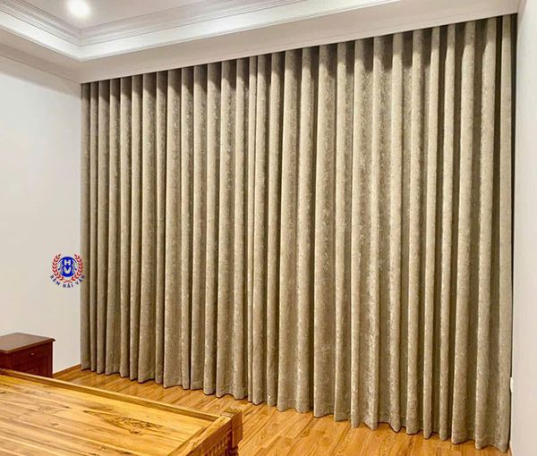 mẫu rèm vải bỉ lắp tại long biên hà nội