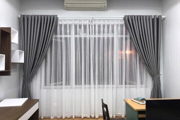 Mẫu rèm cửa lắp nhà riêng khách hàng ở Hà Nội