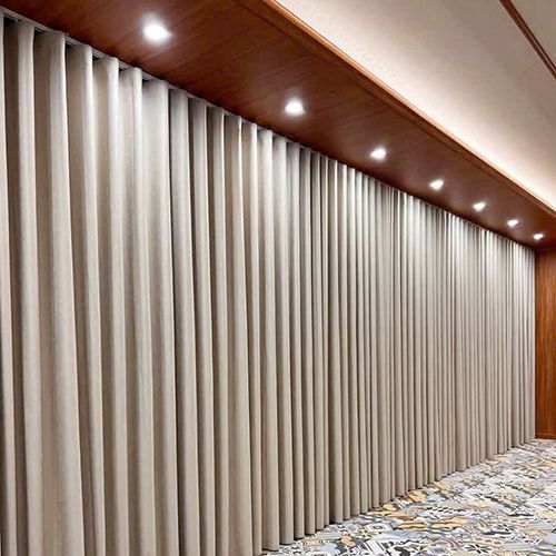 rèm vải 1 lớp theo phong cách nội thất hiện đại