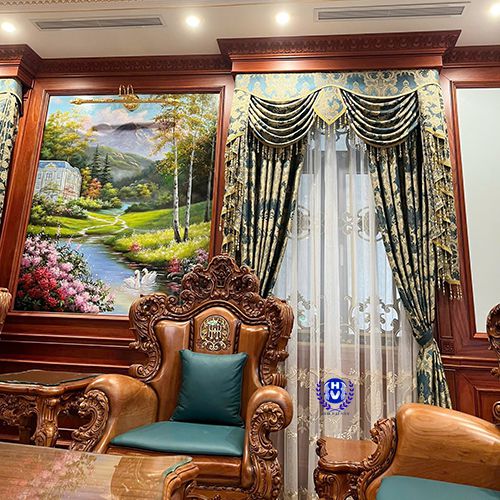 rèm vải 3 lớp chống nắng cách nhiệt