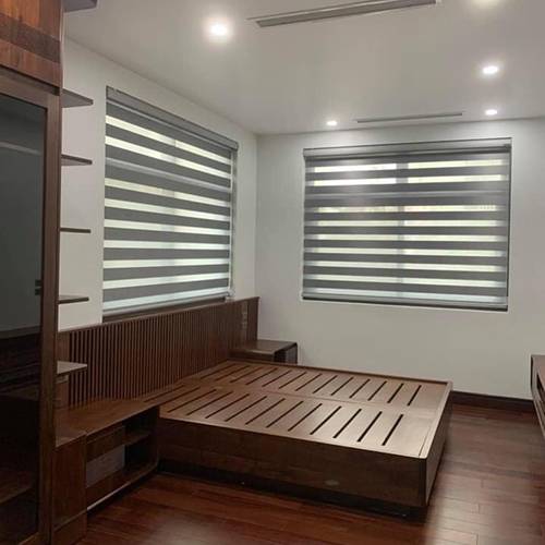 Rèm cuốn cầu vồng hàn quốc lắp cửa sổ phòng ngủ biệt thự