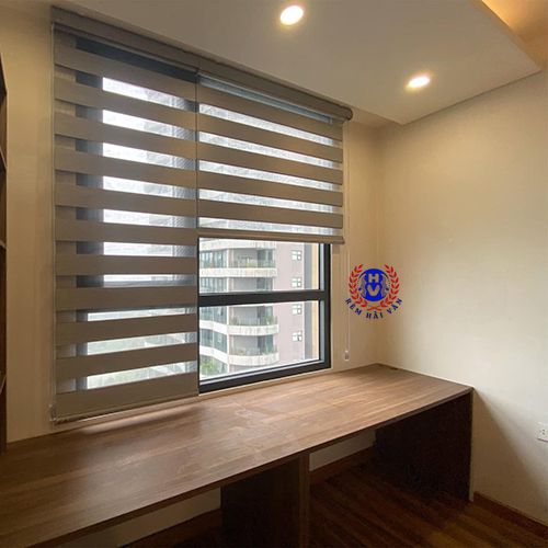 rèm cầu vồng phòng ngủ lắp tại chung cư Lumi Hanoi
