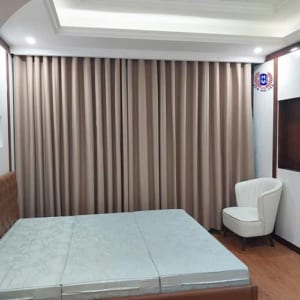 mẫu rèm vải tính theo m2 hoàn thiện cho khách hàng