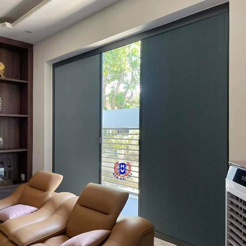 rèm xếp tổ ong khung nhôm hệ 27