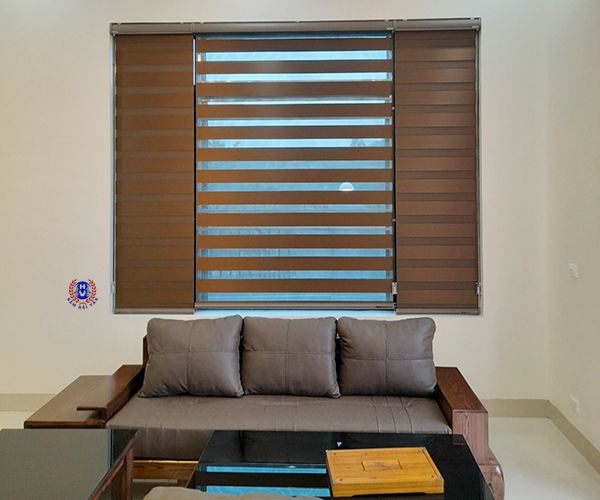 mẫu rèm cầu vồng cửa sổ phòng khách tại hải dương