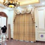 mẫu rèm cửa tân cổ điển lắp tại hà nam