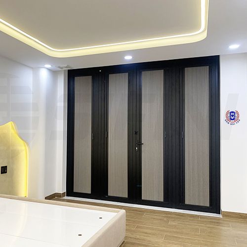 rèm tổ ong cửa nhôm làm chất liệu vải chống nắng tốt
