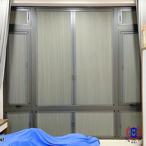 rèm tổ ong cửa nhôm tích kiệm diện tích gọn nhẹ