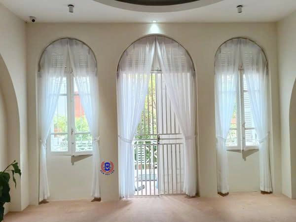 rèm trang trí hoàn thiện tại hải dương