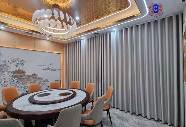 mẫu rèm cửa thiết kế phong cách indochine tại vĩnh phúc