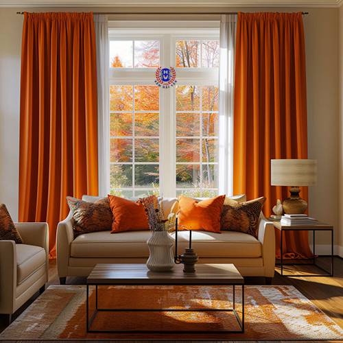 èm cửa màu cam xu hướng lắp đặt nhất