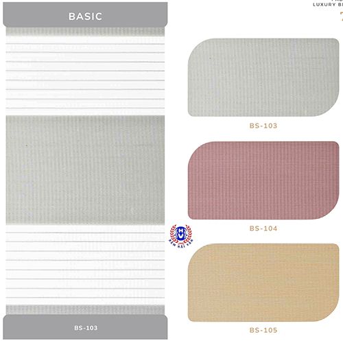 bảng màu rèm cầu vồng màu ghi 