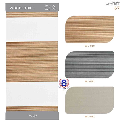 bảng màu rèm cầu vồng màu nâu