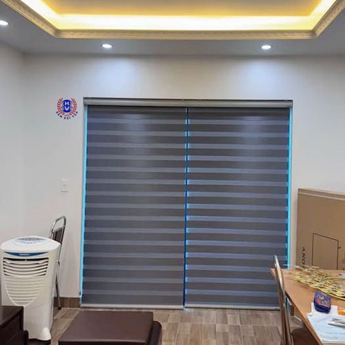 mẫu rèm cầu vồng chống nắng thi công ở hà đông