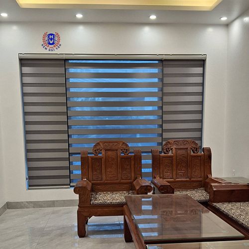 mẫu rèm cầu vồng phòng khách tại hà đông