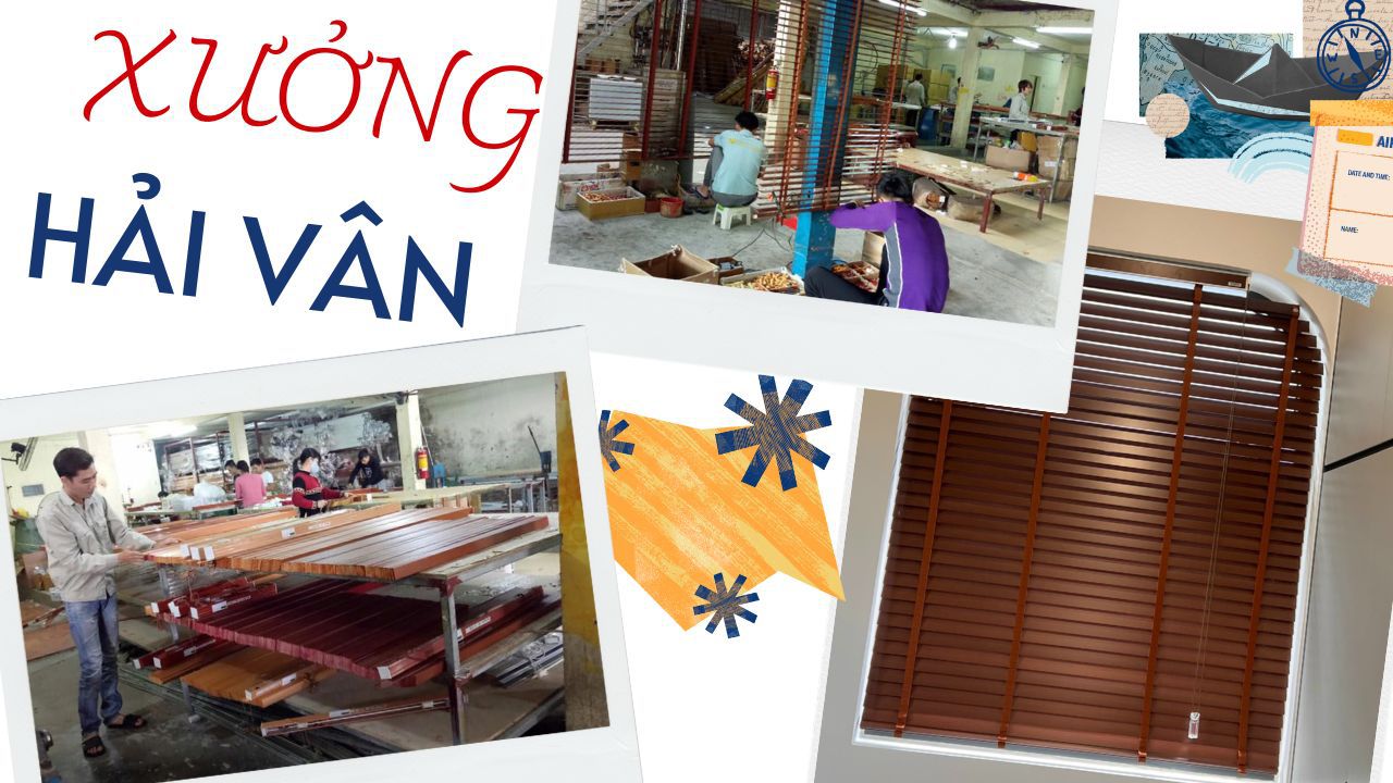 xưởng sản xuất rèm gỗ hải vân