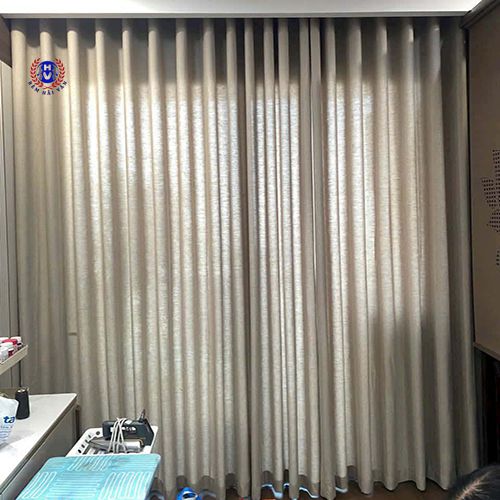mẫu rèm vải linen lắp phòng ngủ nhẹ nhàng thư thái