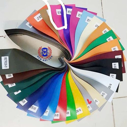 bảng màu rèm che nắng ban công chung cư