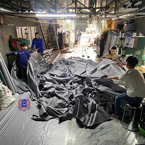 xưởng sản xuất trực tiếp rèm che nắng ban công chung cư