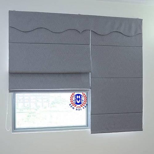 Mẫu rèm Roman cho phòng ngủ nhỏ tích kiệm không gian