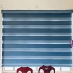 rèm cầu vồng màu xanh tương sinh mệnh thuy
