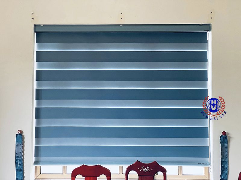 rèm cầu vồng màu xanh tương sinh mệnh thuy