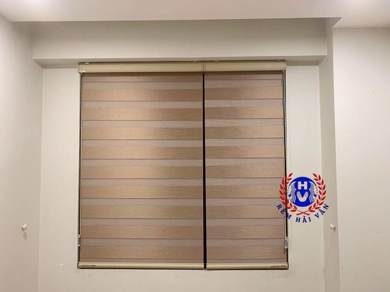 rèm cầu vồng phòng khách chất liệu vải cản sáng 100