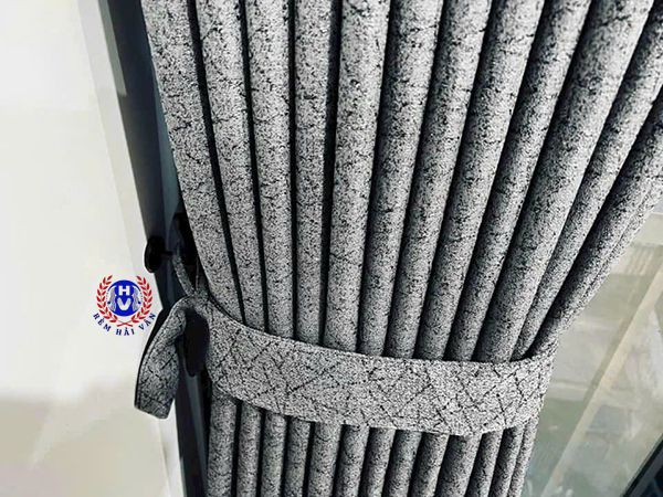 cận cảnh chất liệu vải rèm Hàn Quốc nhập khẩu