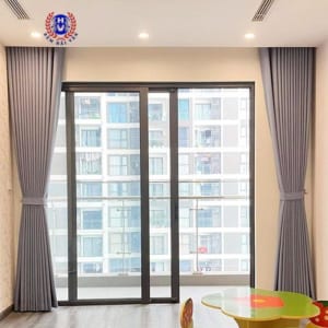 rèm vải hàn quốc cho chung cư hiện đại VCC06