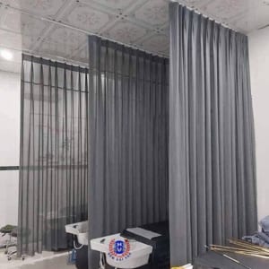 Rèm Voan Spa Màu Xám Nhẹ Nhàng Tinh Tế SP-MX10