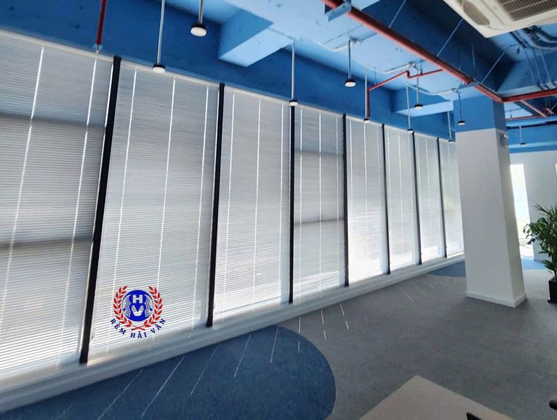 thi công rèm sáo nhôm tại khu công nghiệp dệt may phố nối