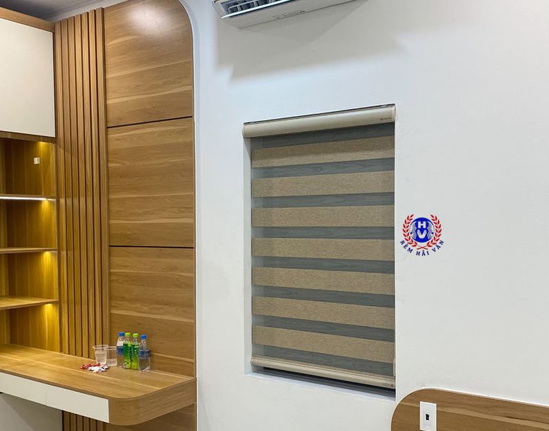 hoàn thiện lắp đặt mẫu rèm cầu vồng ecohome