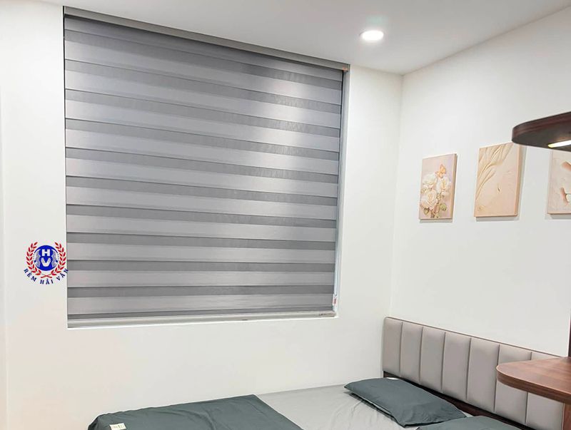 mẫu rèm cầu vồng phòng ngủ hướng Tây chống nắng cản nhiệt